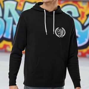 STAPLE Pigeon Crest Logo Pullover Hoodie in Black M
